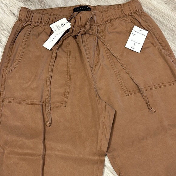 Sanctuary Women’s Praline Tencel Jogger Pocketed Drawstring Waist Trouser Pants - Picture 3 of 9